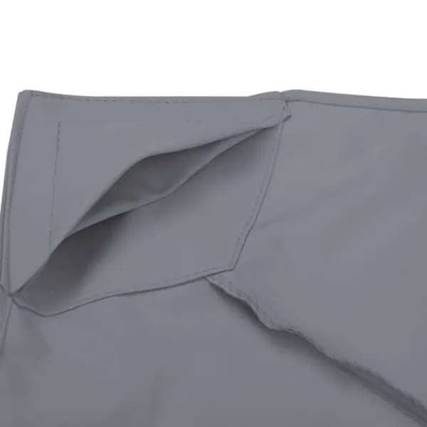 Outlet Ersättningstak 3x3 m för metallpaviljong, vädertåligt polyester, mörkgrå Tält & Lusthus