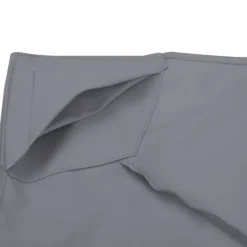 Ersättningstak 3x3 m för metallpaviljong, vädertåligt polyester, mörkgrå