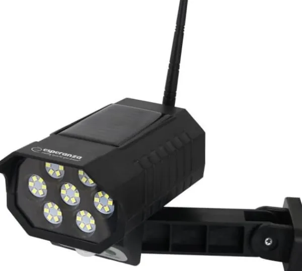 Discount Esperanza ECA103 Esperanza solcellslampa dummy fantom övervakningskamera Falska Övervakningskameror