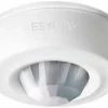 ESYLUX EB10430855 Loft-tilstedeværelsesalarm Overflademonteret 360 ° Hvid IP40