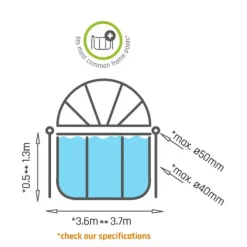 Exit Pooltak Ø360Cm