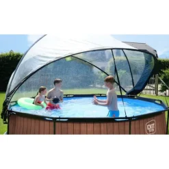 EXIT pooltak ECO ø366cm - även för Intex/Bestway - universell