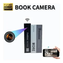 Hot Falsk bok med Full HD 1080P infraröd P2P Wifi spionkamera Falska Övervakningskameror