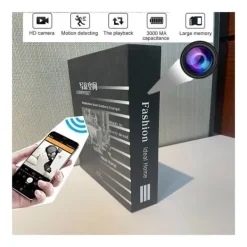 Hot Falsk bok med Full HD 1080P infraröd P2P Wifi spionkamera Falska Övervakningskameror