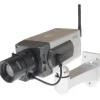 Clearance Falsk spionkamera - DC1400 - Svart - Rörelsedetektor - Blinkande LED - Imitation IR Falska Övervakningskameror