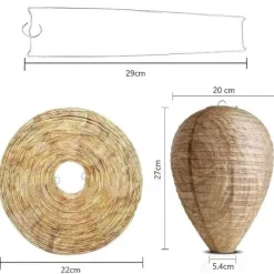 Falskt Getingbo / Dekorativ Utomhusattrapp – 4-pack Insektsmedel & Djuravvisande Medel