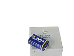 New Felson fugtalarm model 5025S med 9V batteri Brandlarm