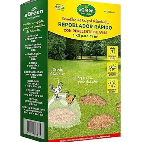 Clearance Fågelavvisande - AGREEN - CÉPED - 1 kg - Snabbt skydd - Kontrollerad näring Gödningsmedel