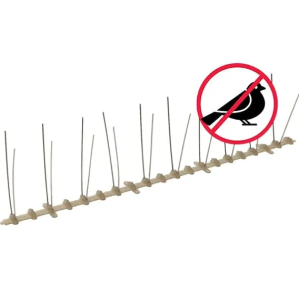Outlet Fågelpiggar - 2-raders set i plast 20 st | Längd: 10 m | Väderbeständiga och effektiva Insektsmedel & Djuravvisande Medel
