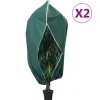 Sale Fiberdukar med blixtlås 2 st 70 g/m² 3,93x3 m Markduk & Fiberduk