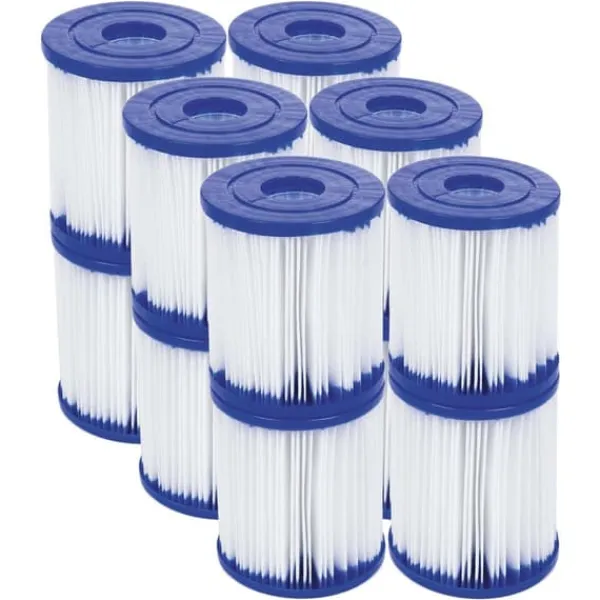 Discount Filter för filterpump Typ I - set om 12 58093 Pool- & Spatillbehör
