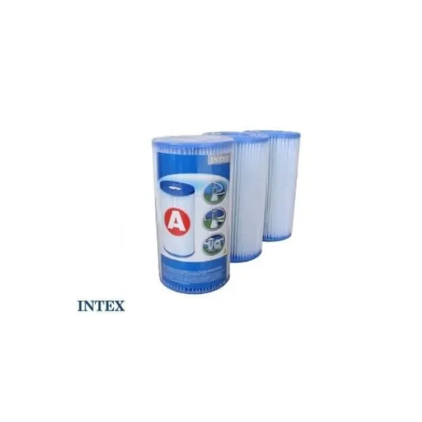 Best Filterpatroner för pool - INTEX - Paket med 6 - Typ A - 10,9 cm x 20,2 cm - Patronfilter Pool- & Spatillbehör