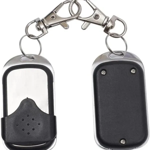 Fjärrkontroller för automatisk skjutgrindsöppnare, 433 MHz, 2-pack, vit (endast fjärrkontroller)