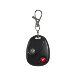 Fjärrkontrollnyckel Garageportssändare Trådlös 433MHz Plast Svart 2 Nycklar