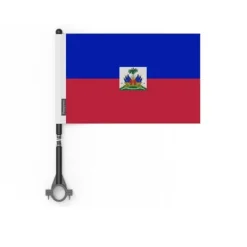 Online Flagg - Flerfärgad - Haiti - 14 x 21 cm - 20 stycken - Polyester - Utomhus Flaggor & Vindstrutar