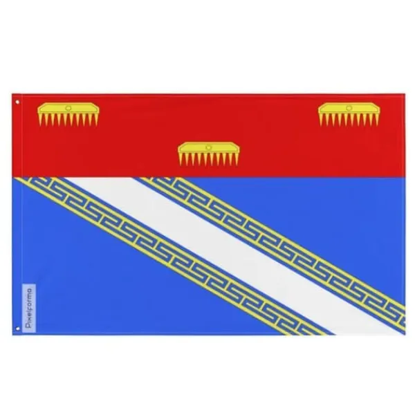 Best Flagga - Ardennerna - 160 x 240 cm - Polyester - Tryck framsidan/baksidan - Metallöljettar Flaggor & Vindstrutar