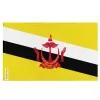 Sale Flagga - Brunei - 160 x 240 cm - Polyester - Framsidan/baksidan - Järnöglor Flaggor & Vindstrutar
