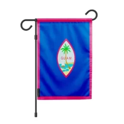 Discount Flagga - Guam - 32 x 47.5 cm - Polyester - Tryck på fram- och baksidan - Flerfärgad Flaggor & Vindstrutar