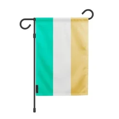 Best Flagga - Irland - 32 x 47,5 cm - Polyester - Tryck fram/bak - Flerfärgad Flaggor & Vindstrutar