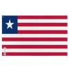 Flagga - Liberia - 96 x 144 cm - Polyester - Framsida/baksida - Järnöglor