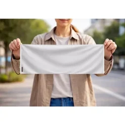 Flagga - Montserrat - 24 x 70 cm - Polyester - Vattentät - Framsida/baksida