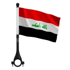Best Flagga - Multicolor - Irak - 14 x 21 cm - 10 stycken - Polyester - Utomhus Flaggor & Vindstrutar
