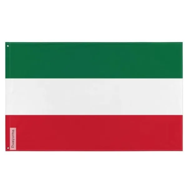 Flagga - Patrioter - 90 x 150 cm - Polyester - Tryck på fram- och baksidan - Öljett i järn