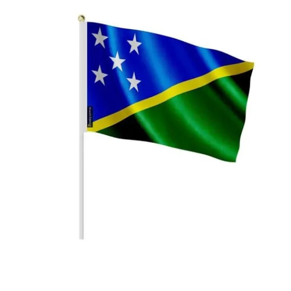 Outlet Flagga - - Mini Flagga - 14 x 21 cm - Polyester - Framsida/Baksida Flaggor & Vindstrutar