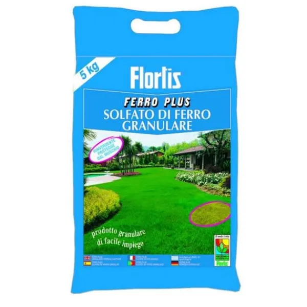 FLORTIS GÖDNING JÄRN SULFAT GRANULÄR JÄRNPLOCK 5 KG