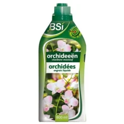 Flytande gödningsmedel för orkidéer - BSI - Stimulerar blomningen - Med spårämnen och kelater - 800 ml Gödningsmedel