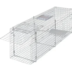vidaXL Fånga levande-fälla 100 cm galvaniserad
