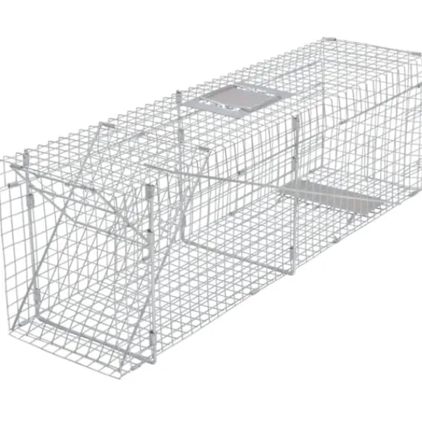 vidaXL Fånga levande-fälla 100 cm galvaniserad