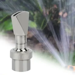 Online FNPT 6'' DN20 trädgårdsfontän i rostfritt stål, dammvattenmunstycke, fläktformad sprinkler Fontäner & Dammar