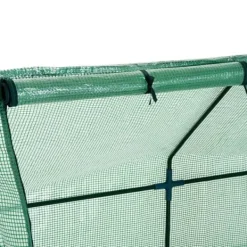 Folieväxthus/drivbänk 270x90x90 cm, grön – för tomater & plantor