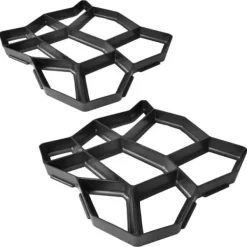 Sale Form för gångväg 42 x 42 x 4 cm Set of 2 - Trottoarverktyg - Vägform - Home & Living Trädgårdsstenar & Klivstenar