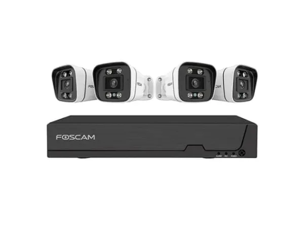 Clearance Foscam FNA108E-B4-2T, Kabel, Låda, RJ-45, Inomhus / utomhus, 6x, 90,1° Säkerhetsmonitorer & Videokameror