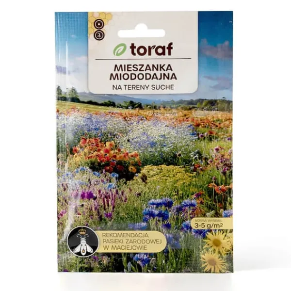 Frö till vildblommor Mix för torra områden – Nektarrika blommor för bin och fjärilar Fröer & Lökar