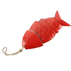 Outlet Färgglada Koi Fish Wind Chimes Metallhantverk Utomhus takfot Hängande dekorationer Fish Wind Chime Vinddekoration