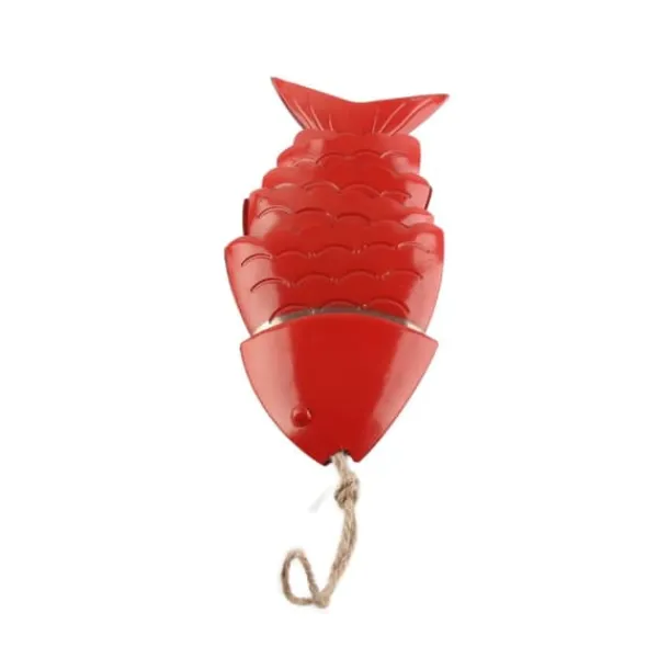 Outlet Färgglada Koi Fish Wind Chimes Metallhantverk Utomhus takfot Hängande dekorationer Fish Wind Chime Vinddekoration