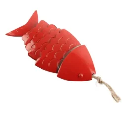 Outlet Färgglada Koi Fish Wind Chimes Metallhantverk Utomhus takfot Hängande dekorationer Fish Wind Chime Vinddekoration