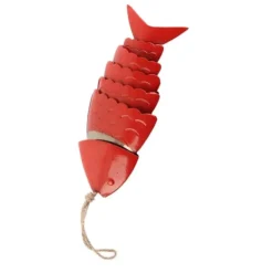 Outlet Färgglada Koi Fish Wind Chimes Metallhantverk Utomhus takfot Hängande dekorationer Fish Wind Chime Vinddekoration