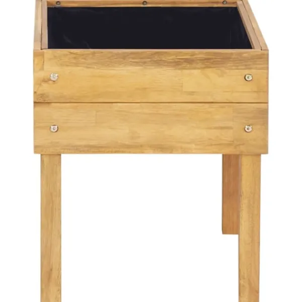 Sale Förhöjd odlingslåda 50x40x45 cm massivt akaciaträ Planteringsbänkar