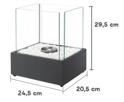 Fristående bioetanolkaminen TT-14 – 30 cm Öppna Spisar