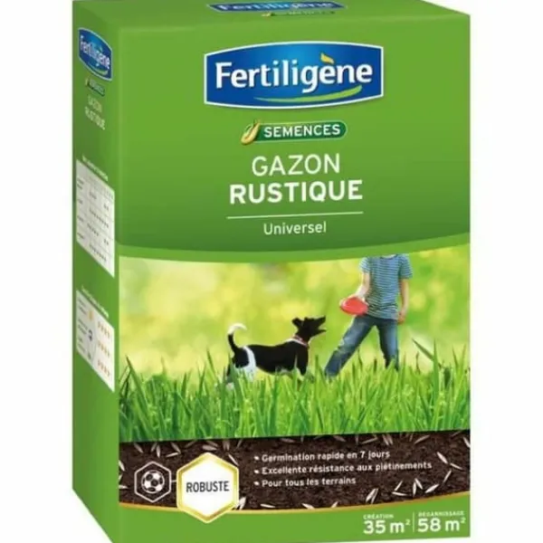 Clearance Frön Fertiligène Rustic Gräs Universal 875 g 35 m² Fröer & Lökar