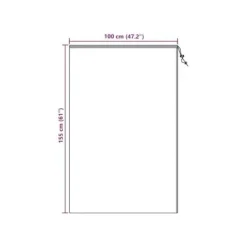 Outlet Frostskydd för växter - - 5-pack - Grön - 1,55 x 1 m - Non-woven tyg - Återanvändbar Trädgårdsväxter