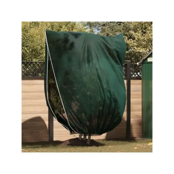 Best Frostskydd för växter - - Set om 3 - Grön - 2,4x2 m - Non-woven tyg - Återanvändbar Trädgårdsväxter