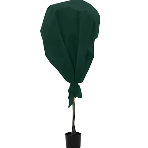 vidaXL Frostskydd för växtfleece Grön 100 x 1,6 m Syntetiskt tyg