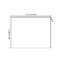 Hot Frostskyddsfodral för växter - - Paket med 3 - Vit - 2,5x3,14 m - Non-woven tyg Komposttäckning