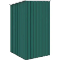 New Förråd & Redskapsbodar - Living Trädgårdsskjul grön 87x98x159 cm galvaniserat stål Skjul, Garage & Carports