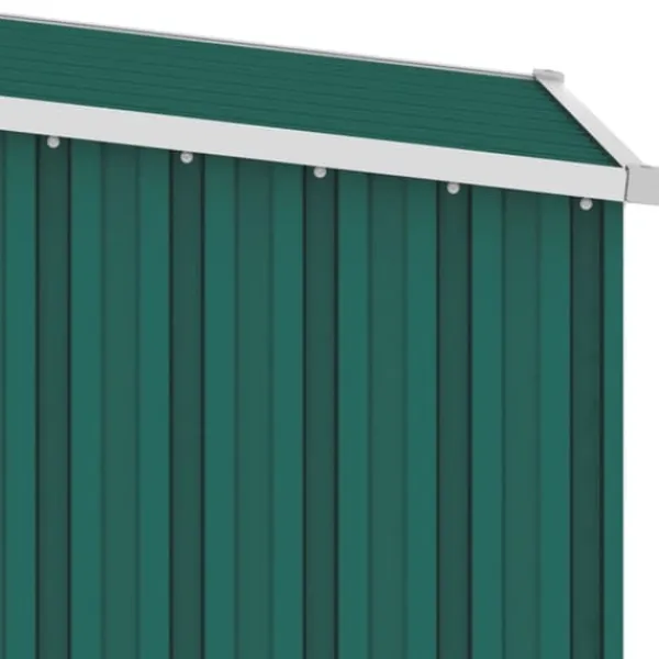 New Förråd & Redskapsbodar - Living Trädgårdsskjul grön 87x98x159 cm galvaniserat stål Skjul, Garage & Carports